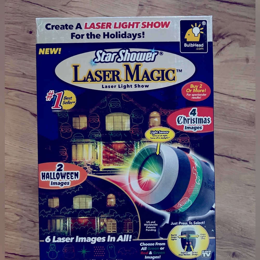 NEW Star shower laser magic
